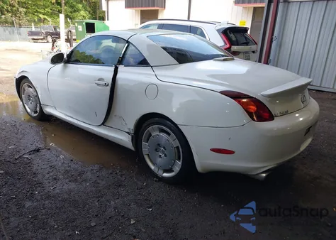 2002 Lexus Sc 430 430 из США, поврежденный, VIN JTHFN48Y920026823